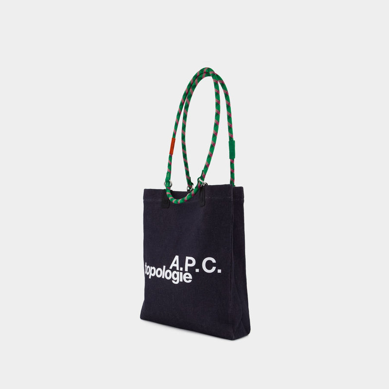 Tote Bag Topologie - A.P.C. - Coton - Vert