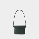 Sac À Bandoulière Grace Small - A.P.C. - Cuir - Vert Foncé