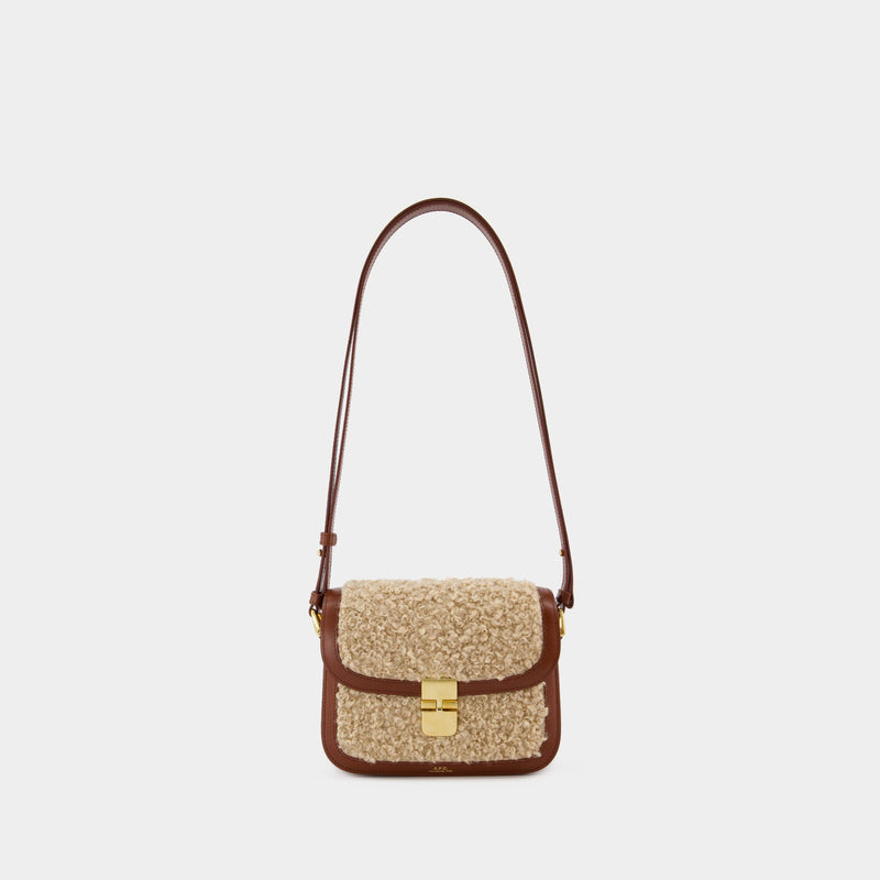 Sac À Bandoulière Grace Small - A.P.C. - Synthétique - Noisette