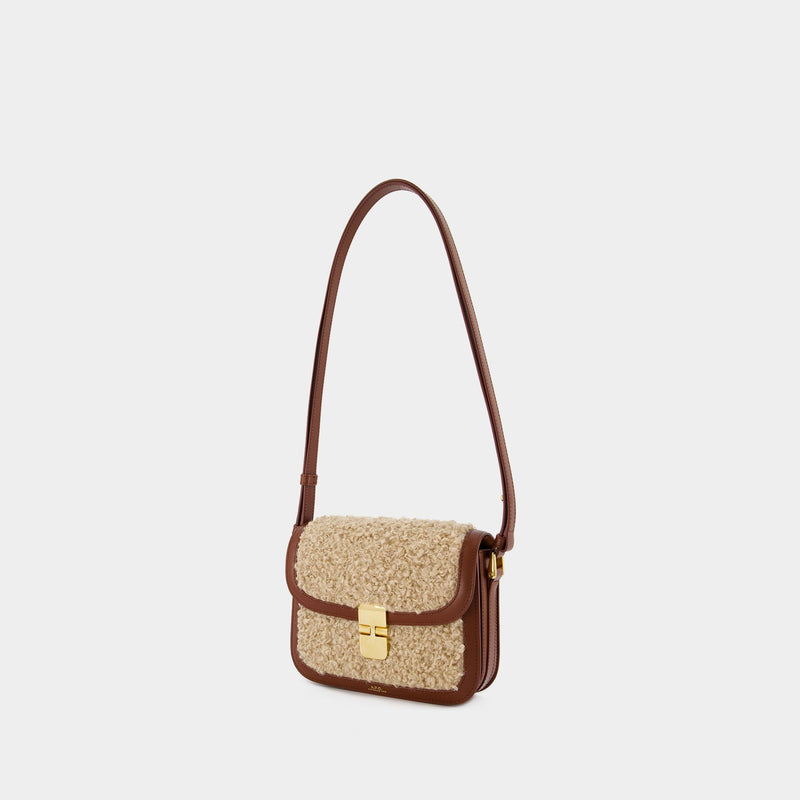 Sac À Bandoulière Grace Small - A.P.C. - Synthétique - Noisette