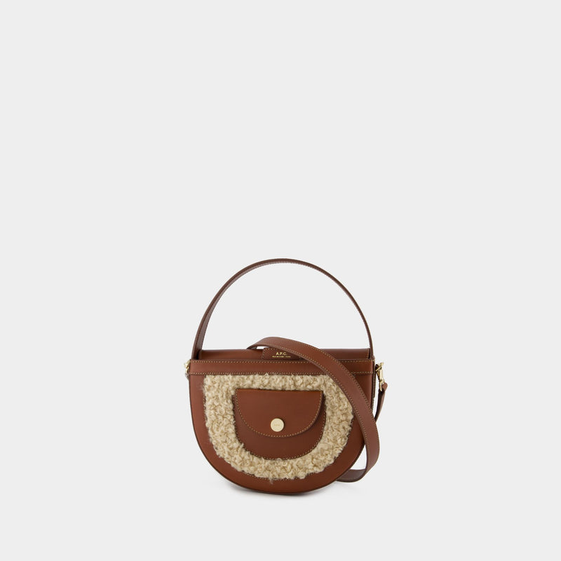 Sac À Bandoulière Pocket Small - A.P.C. - Synthétique - Noisette