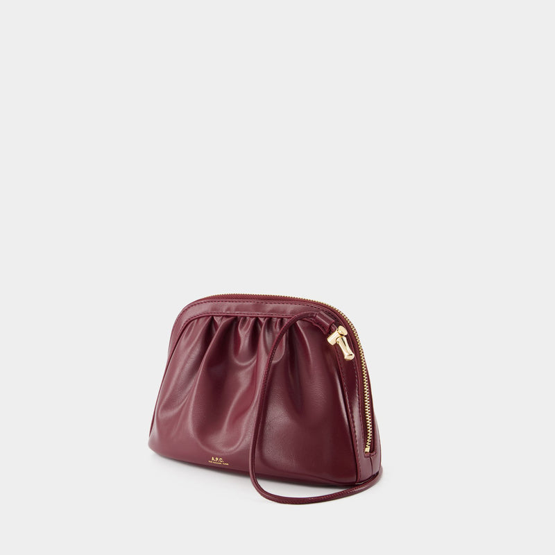 Sac À Bandoulière Bourse Ninon - A.P.C. - Synthétique - Bordeaux