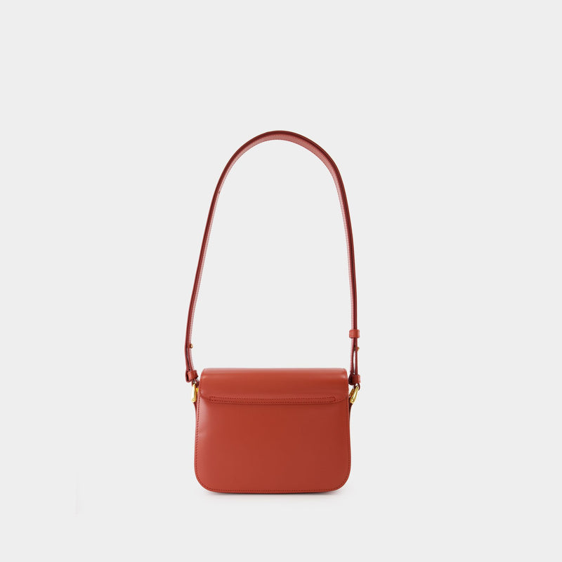 Sac À Bandoulière Grace Small - A.P.C. - Cuir - Rouge