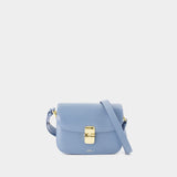 Sac À Bandoulière Grace Small - A.P.C. - Cuir - Bleu