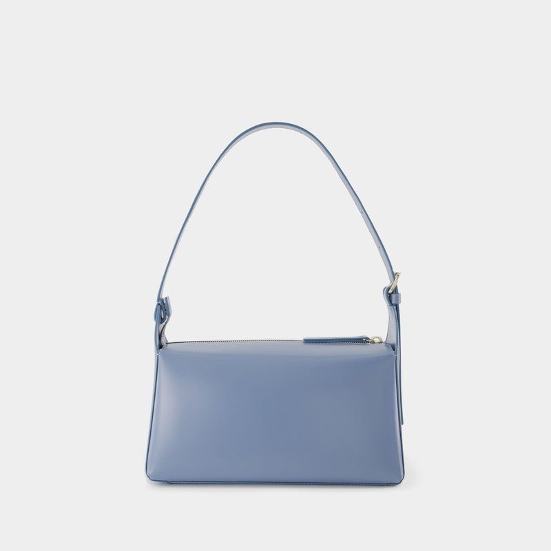 Sac Porté Épaule Virginie - A.P.C. - Cuir - Bleu