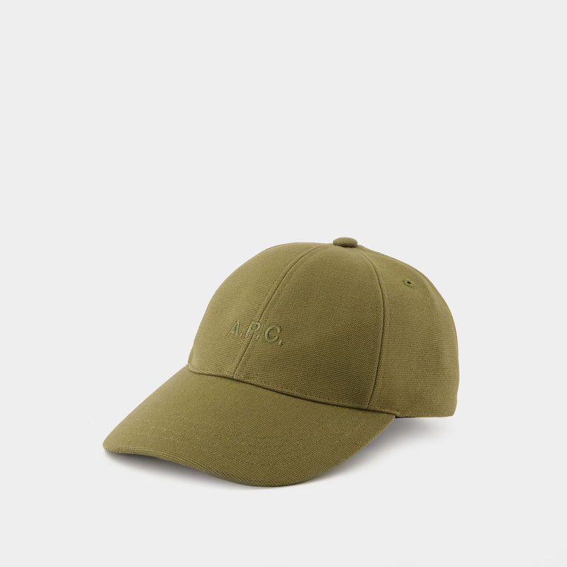 Casquette Charlie - A.P.C. - Coton - Kaki