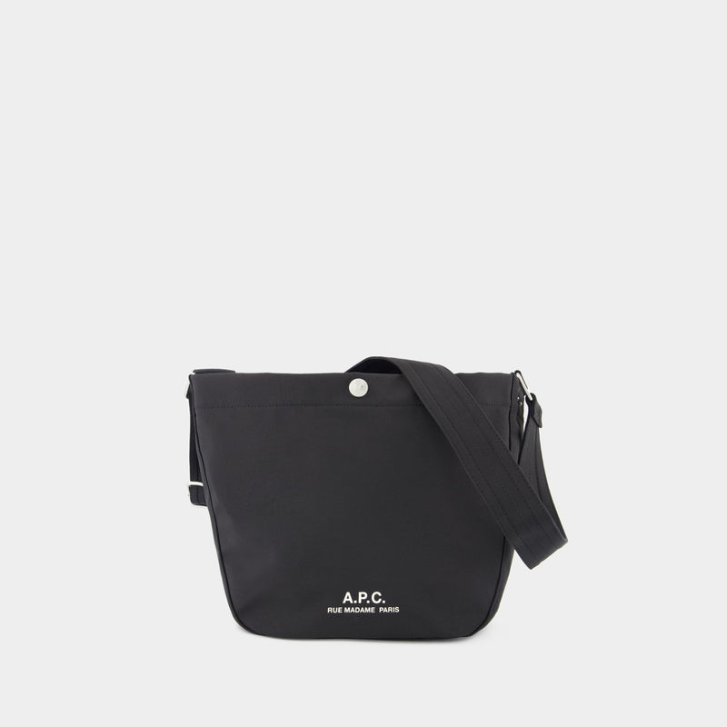 Sac Porté Épaule Journal Small - A.P.C. - Synthétique - Noir