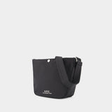 Sac Porté Épaule Journal Small - A.P.C. - Synthétique - Noir