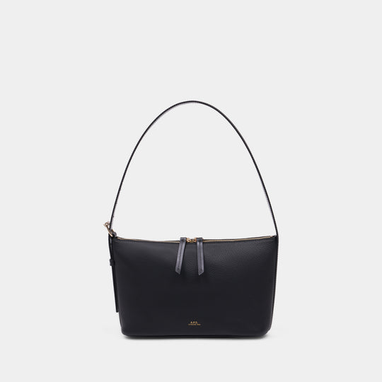 Sac Porté Épaule Vera - A.P.C. - Cuir - Noir