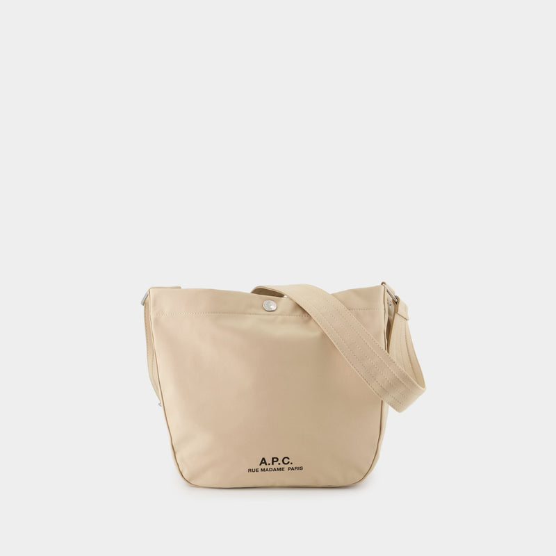 Sac Porté Épaule Journal Small - A.P.C. - Synthétique - Beige