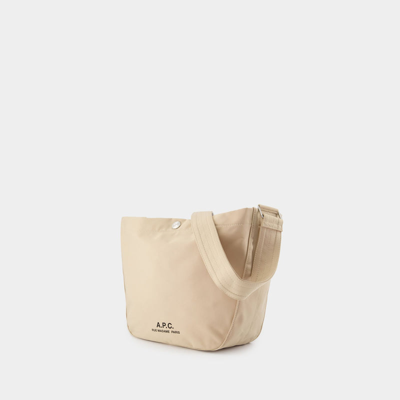 Sac Porté Épaule Journal Small - A.P.C. - Synthétique - Beige