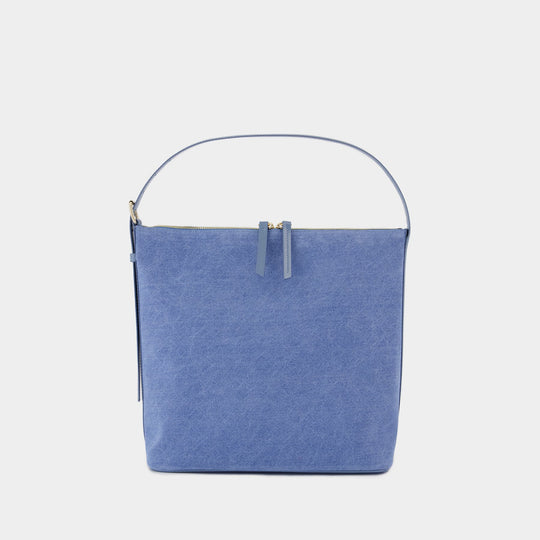 Sac Porté Épaule Vera - A.P.C. - Coton - Bleu