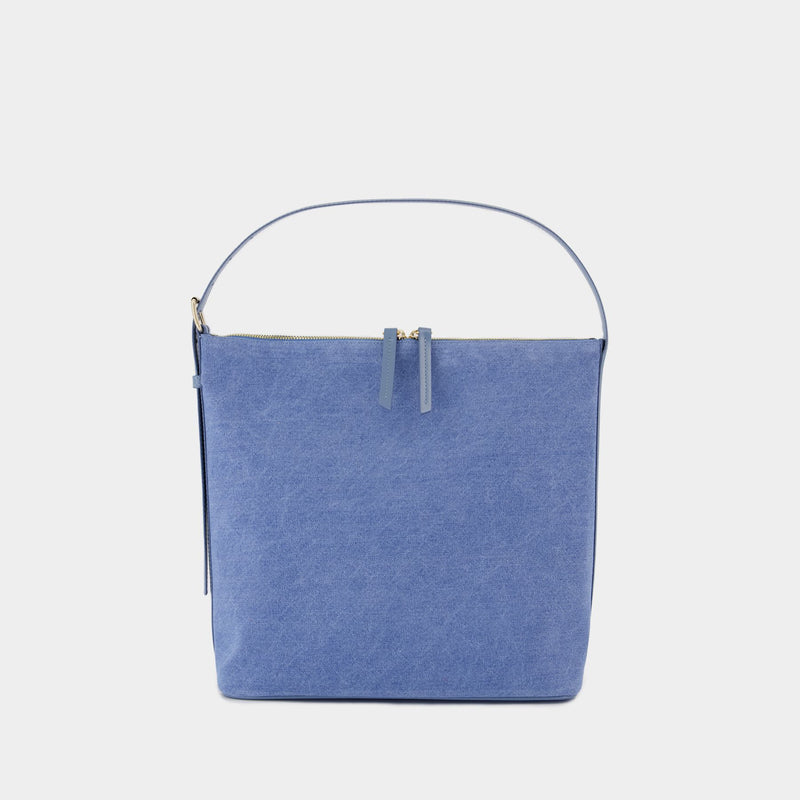 Sac Porté Épaule Vera - A.P.C. - Coton - Bleu