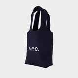 Cabas Ninon Small - A.P.C. - Coton - Bleu