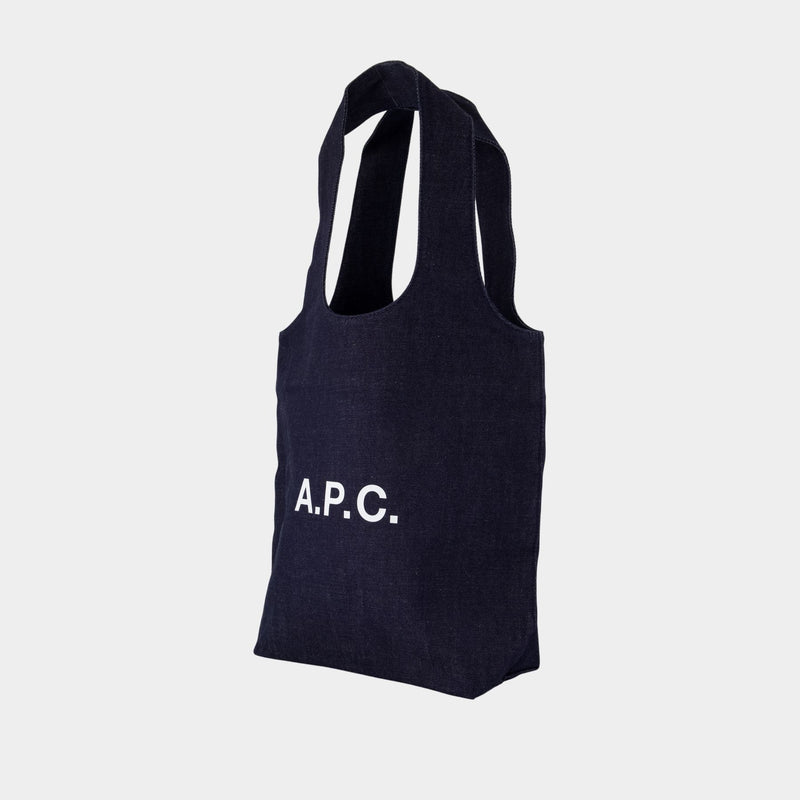 Cabas Ninon Small - A.P.C. - Coton - Bleu