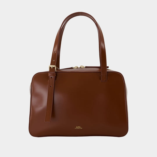 Sac À Bandoulière Virginie - A.P.C. - Cuir - Marron