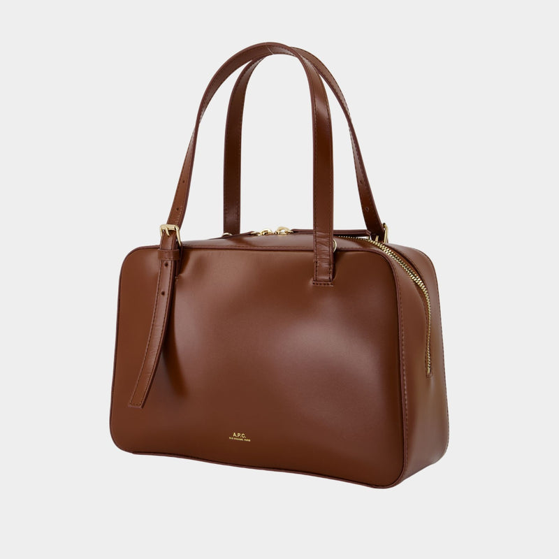 Sac À Bandoulière Virginie - A.P.C. - Cuir - Marron