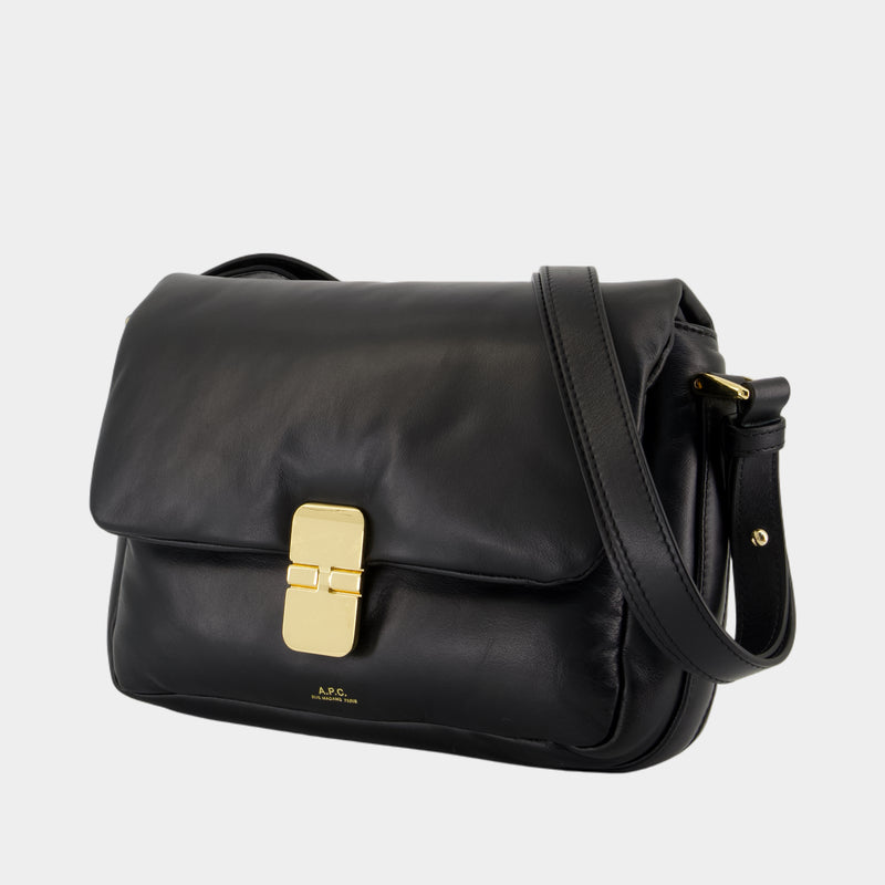 Sac À Bandoulière Grace Soft - A.P.C. - Cuir - Noir