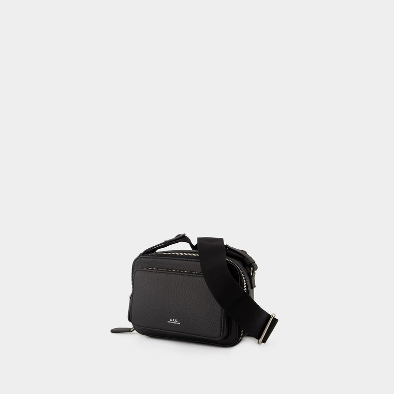 Sac À Bandoulière Sofo - A.P.C. - Cuir - Noir