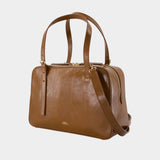 Sac Porté Épaule Virginie - A.P.C. - Cuir - Marron