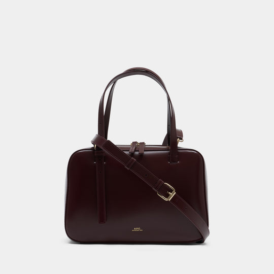Sac À Main Virginie Box - A.P.C. - Cuir - Rouge