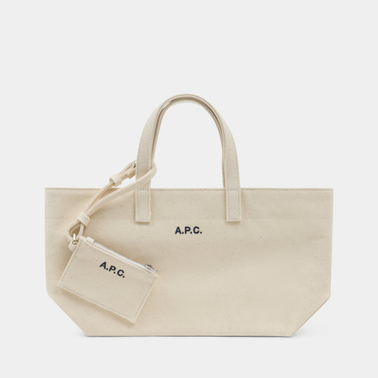 Cabas Le Drummer Small - A.P.C. - Coton - Blanc