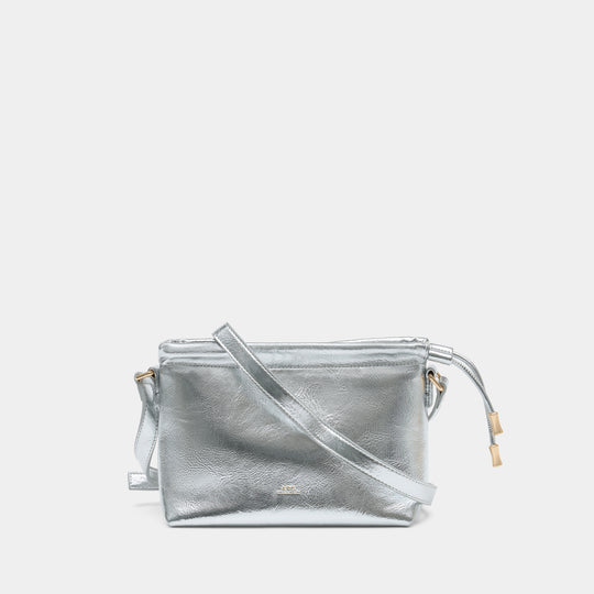 Sac À Bandoulière Ninon Mini - A.P.C. - Synthétique - Argenté