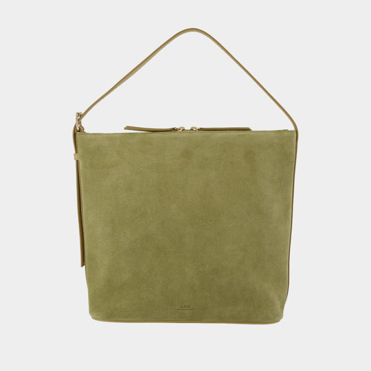 Sac Porté Épaule Vera - A.P.C. - Cuir - Vert