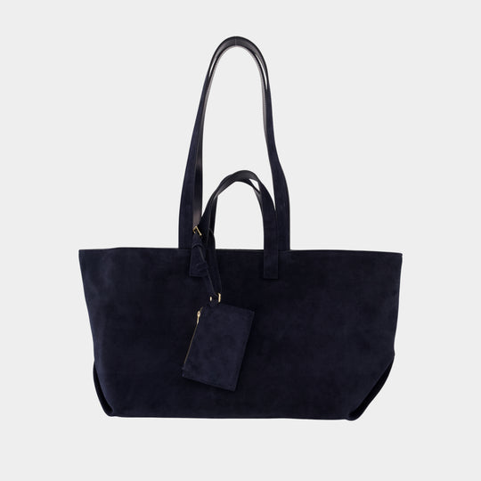 Sac Porté Épaule Le Drummer - A.P.C. - Cuir - Bleu