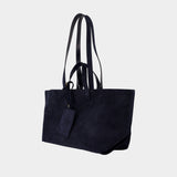Sac Porté Épaule Le Drummer - A.P.C. - Cuir - Bleu
