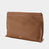 Trousse De Toilette Neige Clou - A.P.C. - Cuir - Marron