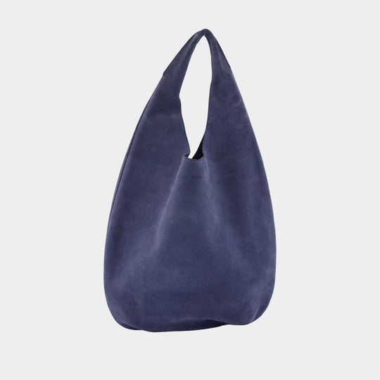 Cabas Le Neige - A.P.C. - Cuir - Bleu