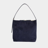 Sac Porté Épaule Vera Maxi - A.P.C. - Cuir - Bleu