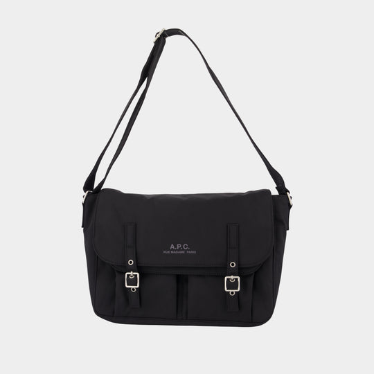 Sac À Bandoulière Messenger Archive - A.P.C. - Synthétique - Noir