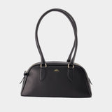 Sac Porté Épaule Paloma - A.P.C. - Cuir - Noir