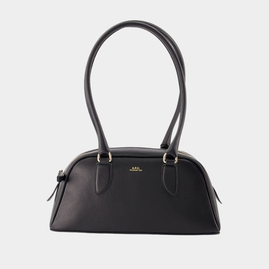 Sac Porté Épaule Paloma - A.P.C. - Cuir - Noir