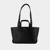 Sac Porté Épaule Le Drummer Small - A.P.C. - Cuir - Noir