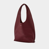 Sac Porté Épaule Le Neige Clou - A.P.C. - Cuir - Bordeaux