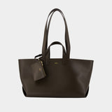 Sac Porté Épaule Le Drummer - A.P.C. - Cuir - Kaki