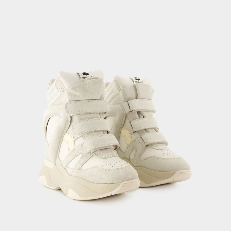 Sneakers Balskee - Isabel Marant - Cuir - Blanc