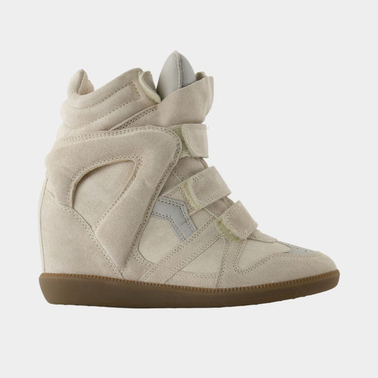 Sneakers Bekett Gz - Isabel Marant - Cuir - Blanc