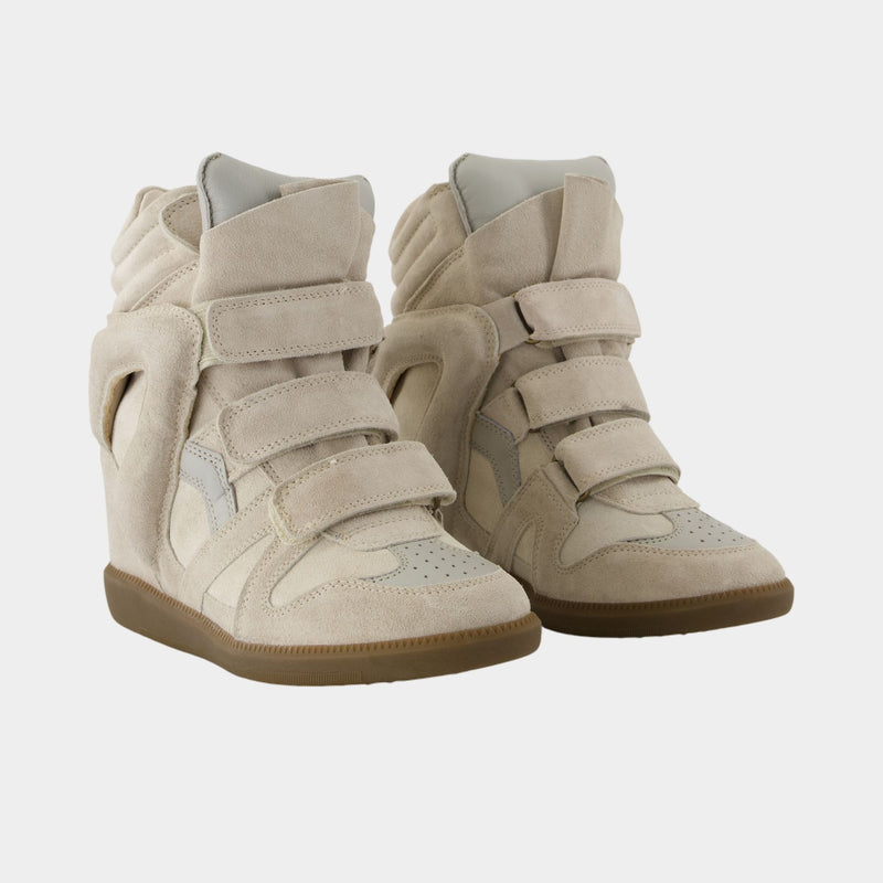 Sneakers Bekett Gz - Isabel Marant - Cuir - Blanc