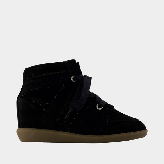 Sneakers Bobby - Isabel Marant - Cuir - Noir