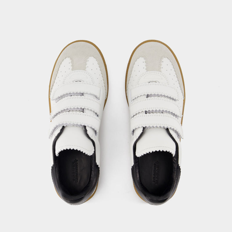 Sneakers Beth - Isabel Marant - Cuir - Blanc