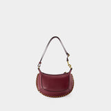 Sac Porté Épaule Oskan Moon Gd - Isabel Marant - Cuir - Bordeaux