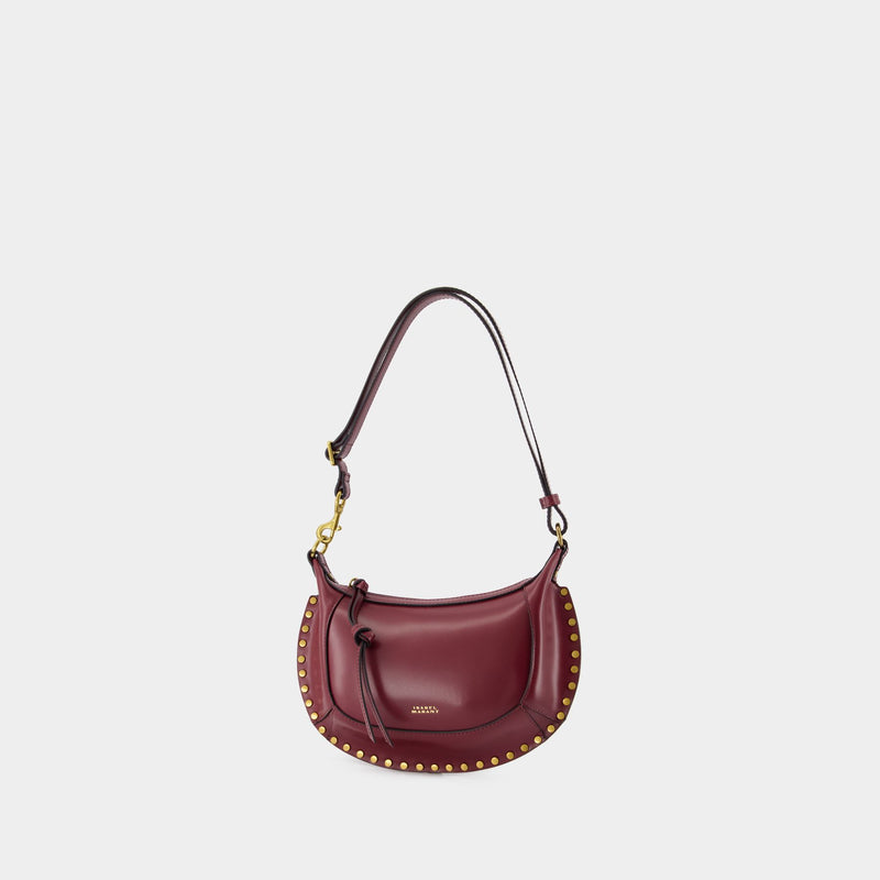 Sac Porté Épaule Oskan Moon Gd - Isabel Marant - Cuir - Bordeaux