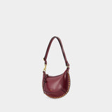 Sac Porté Épaule Oskan Moon Gd - Isabel Marant - Cuir - Bordeaux