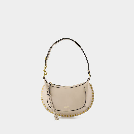 Sac À Main Oskan Moon - Isabel Marant - Cuir - Beige Clair
