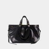 Sac Porté Épaule Wardy Gd - Isabel Marant - Cuir - Noir