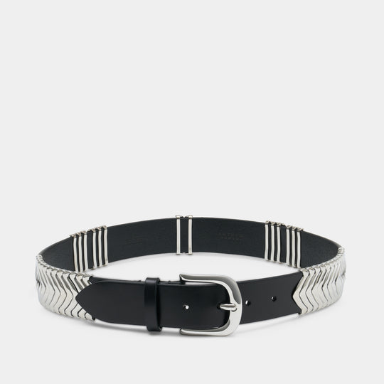 Ceinture Tehora Gb - Isabel Marant - Cuir - Noir